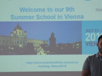 Álbum fotográfico “European Summer School for Scientometrics” 2018